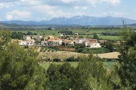 Vista de una calle en Torrelles de Foix, con edificios tradicionales donde trabaja un fontanero local experto.